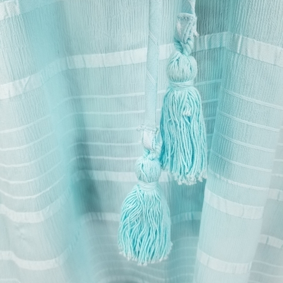 Avenue sz 22/24 long sleeve tassel lace front top - Picture 4 of 12